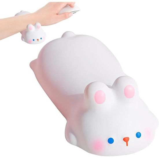 Repose-poignet Souris En Silicone Mignon - Forme Chat - Pour Soulager La Fatigue Et Décompresser