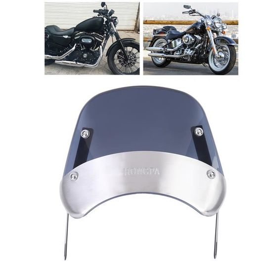 Phare Moto Rétro LED Rond Universel - Style Vintage Aluminium, Lumière Blanche Puissante