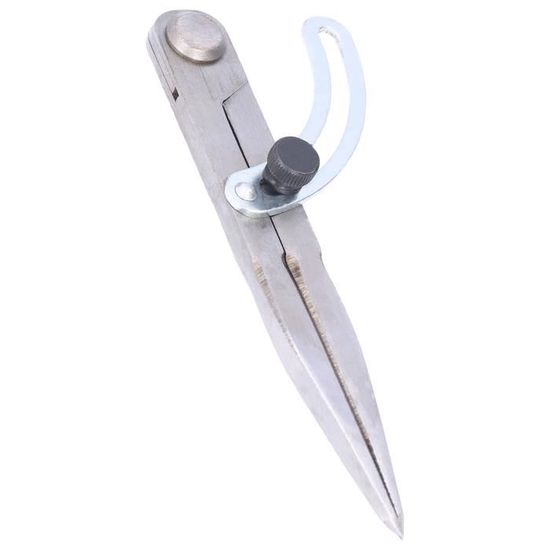 Compas à Ailes Réglable En Acier Inoxydable - Outil De Marquage Haute Précision Pour Cuir, Bois, Métal, Bricolage