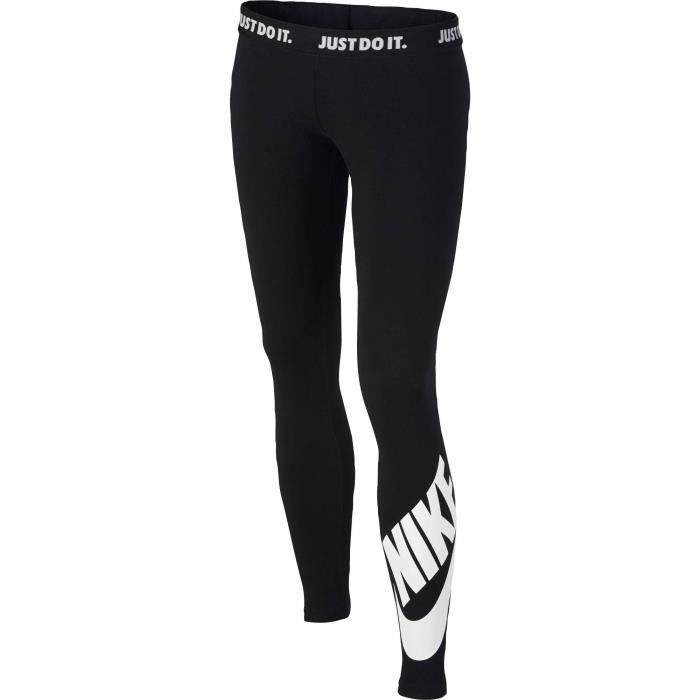 NIKE Legging Nsw See Logo Enfant fille Noir et rose Noir et rose Cdiscount Sport