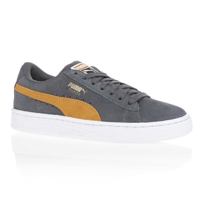 puma suede grise enfant