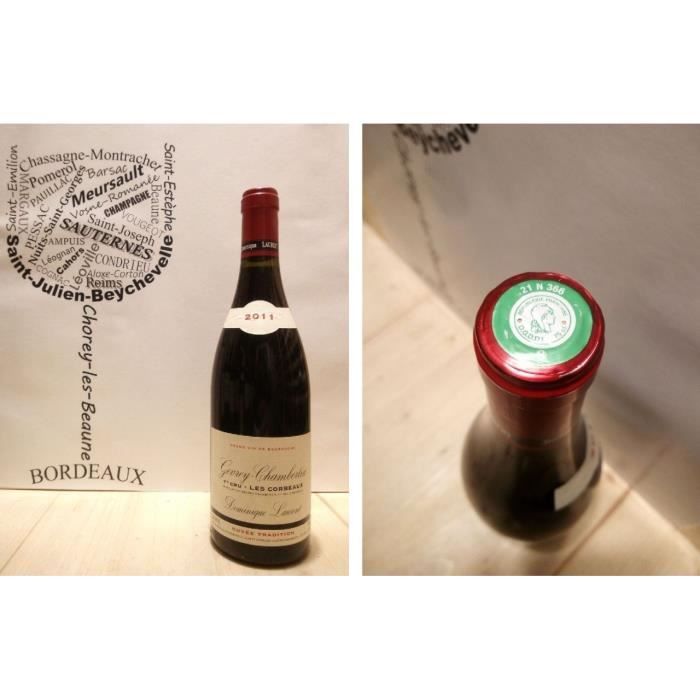 Gevrey-Chambertin 1er Cru 2011 - Les Corbeaux - Dominique Laurent - Gevrey-Chambertin - 1er Cru - 1 x 75 cl - Rouge