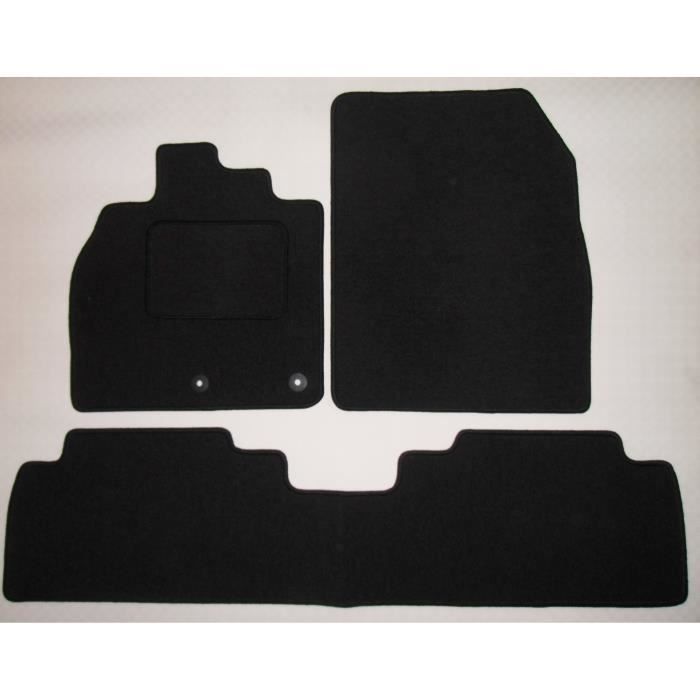 TAPIS DE SOL SUR MESURE POUR RENAULT SCENIC 3 ET GD SCENIC 3, 5 PLACES DE 2009 A FIN 2016