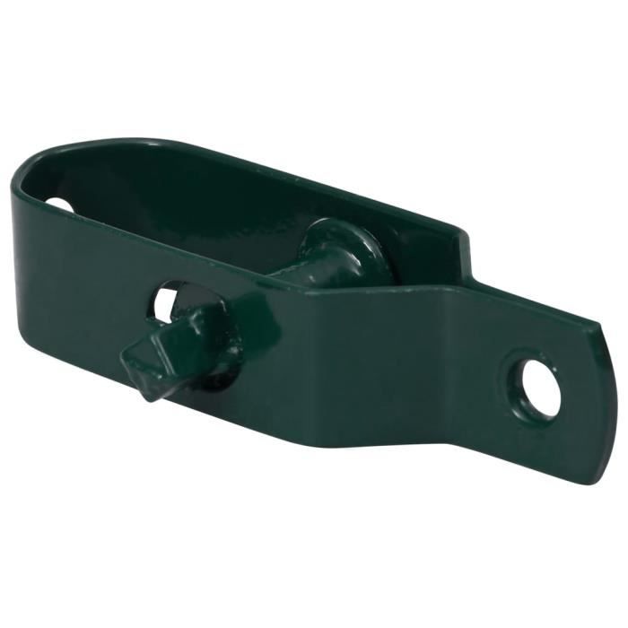 Mode Tendeurs de fil de clôture pour Clôture de jardin Portail de jardin -CLÔTURE - GRILLAGE 25 pcs 90 mm Acier Vert classique💎7481