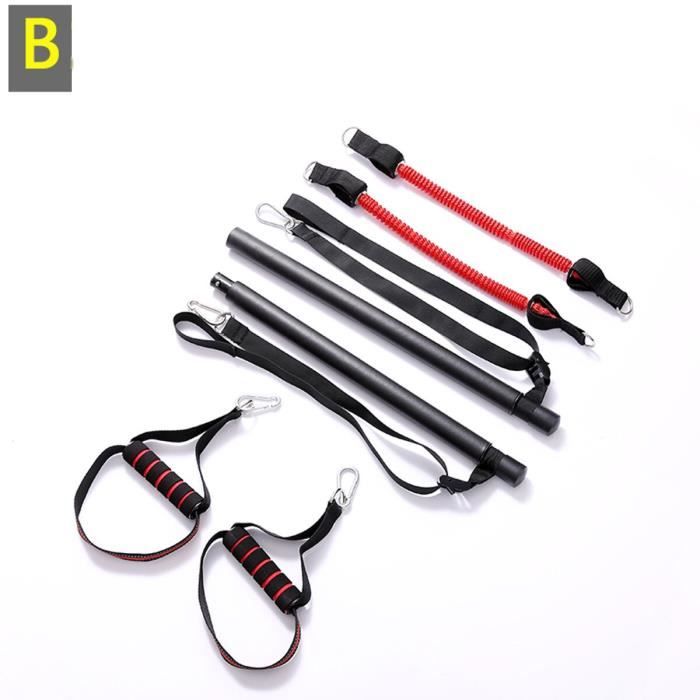 Bâton d'exercice Pilates barre de tonification Fitness maison femmes Yoga gymnastique entraînement corps - Modèle: B - HSJSZHA10975