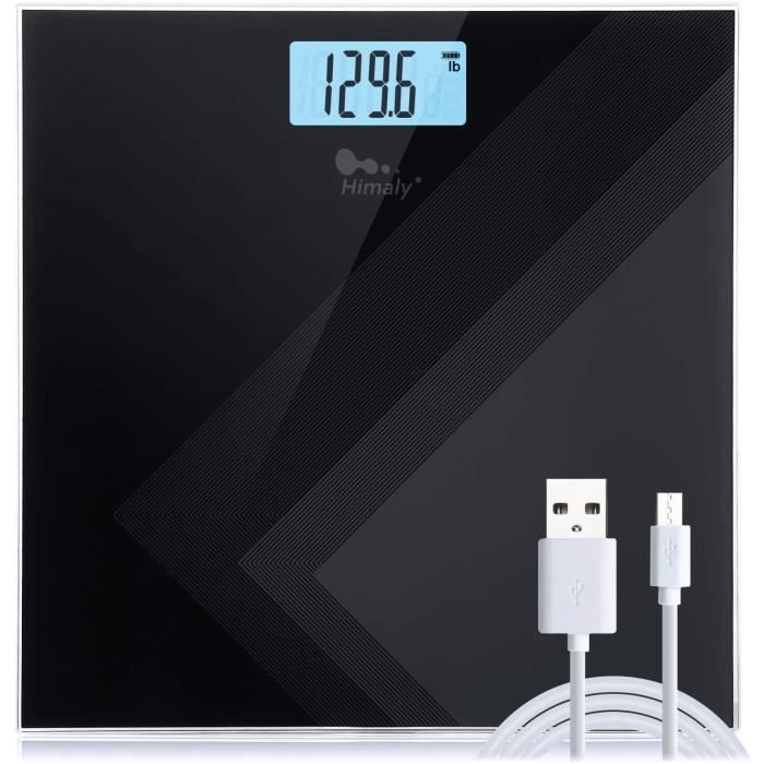 Pèse Personne Impédancemètre, Écran LCD rétroéclairé 3 couleurs, poids maximum 180 kg, fonction de commutation des unités