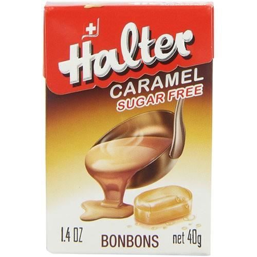 Halter Bonbon Suisse sans Sucre Caramel 40g