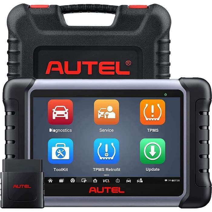 Autel MK808TS Outil de Diagnostic Auto OBD2 Scanner avec Réinitialisation de l'huile/EPB/BMS/SAS/FAP/IMMO et Service TPMS Complet