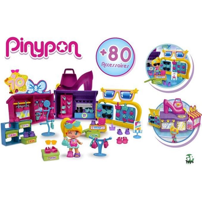 Pinypon Boutique Accessoires avec + de 70 accessoires inclus