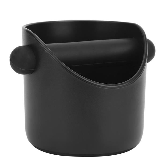 Fdit Boîte à café moulu Seau de marc de laitier anti-dérapant de boîte de frappe de café avec des accessoires de fabrication