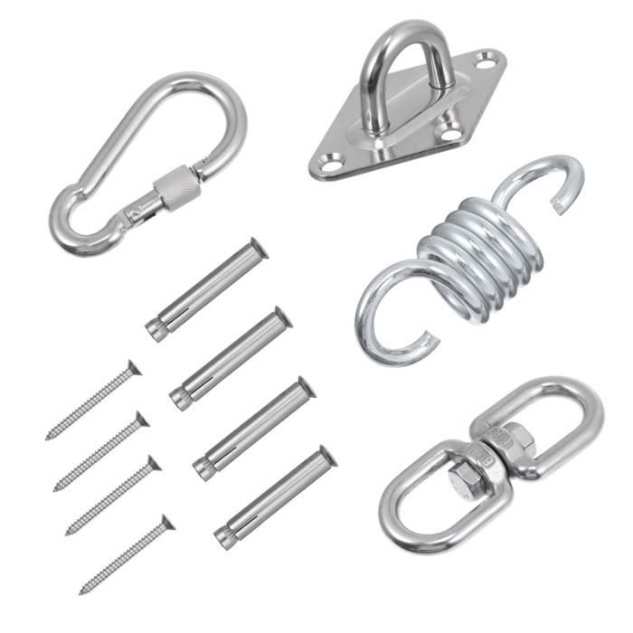 1 Set Alliage de Zinc Pratique Heavy Duty Swing Crochet Pour Porche de balancoire - portique jeux de recre - jeux d'exterieur