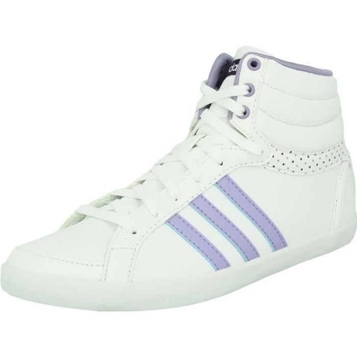 adidas Neo NEO BEQT MID Chaussures Sneakers Mode Femme Blanc Violet