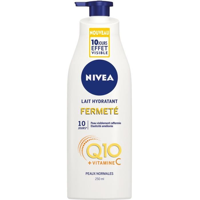 NIVEA Lait Fermeté Hydratant Q10 + Vitamine C - Pour peaux normales - 250 ml