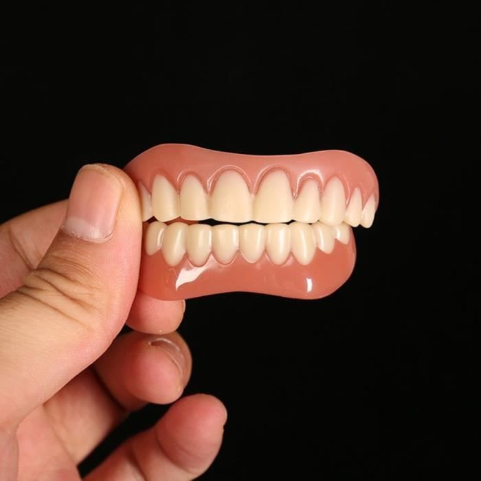 Réutilisable Adulte Snap sur Perfect Smile Blanchiment Prothèse Fit Flex Cosmétique Dents Confortable Couverture