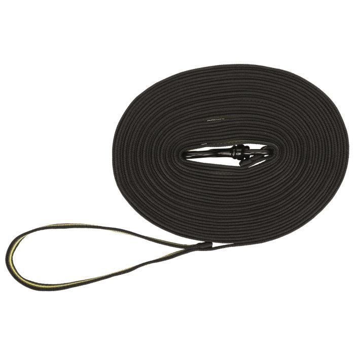 TRIXIE Laisse à pister Sporting Fusion 10 m-17 mm - Noir et jaune - Pour chien