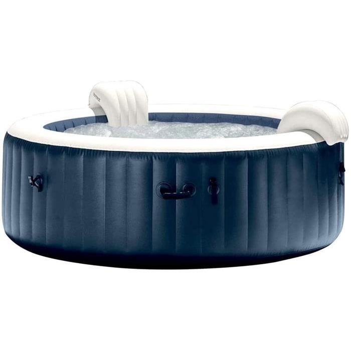 Intex Bain à remous hot spa plus HWS 1100 rond pour 6 personnes 216 x 71 cm, bleu
