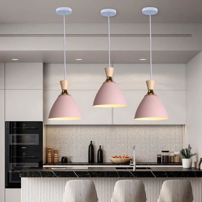Tempas 3 Têtes Moderne Lustre Plafonnier en Métal Blanc Lampe