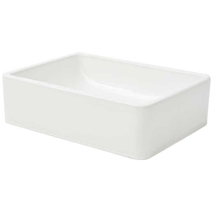 Lavabo - CLOUD - Vasque Céramique Blanc 41x30x12 cm L57