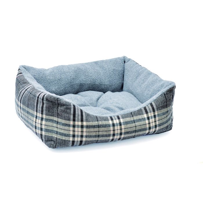 Meilleurs prix pour Aumüller Canapé en peluche pour chien Scotland gris 70 cm - endroit confortable pour dormir