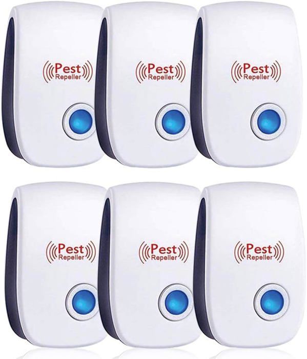 Répulsif à Ultrasons Anti-rongeurs - 3 Modes, 9 LEDs Stroboscopiques, Portée 200 M², Pour Souris, Rats, Cafards