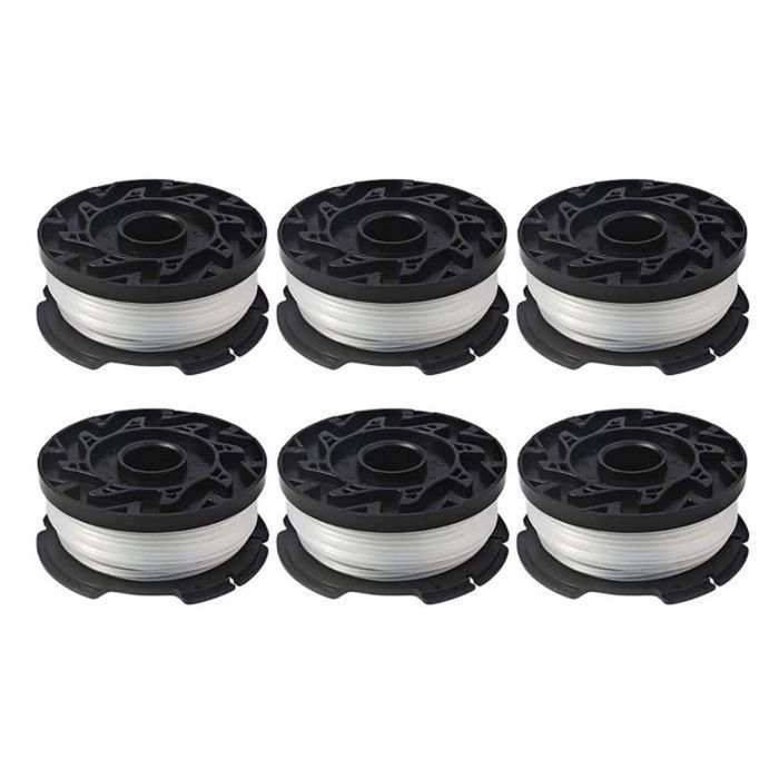 Lot De 4 Bobines De Rechange Pour Tondeuse à Gazon Flymo Contour 500 XT/FLY289, Bobines En Nylon Alimentation Automatique Du Fil Coupe Efficace 96531617