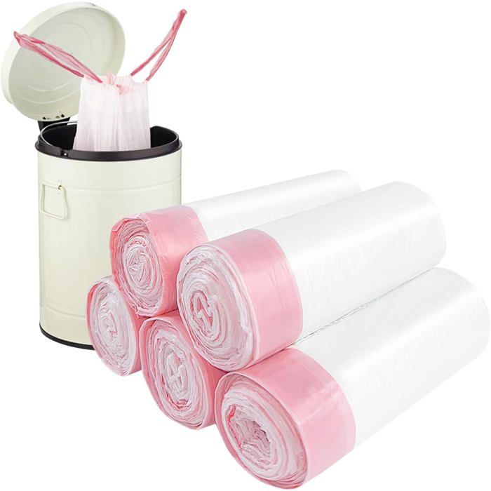 Sacs Poubelle Ultra-résistants 6.0 MIL – 55-60 Gallons, 39x58, Lot De 15, Transparents