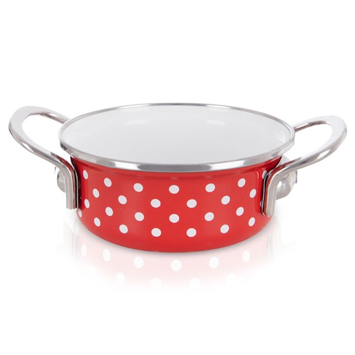 Marmite Émaillée Tecka - 600 Litres - Acier Émaillé Rouge - 195 cm