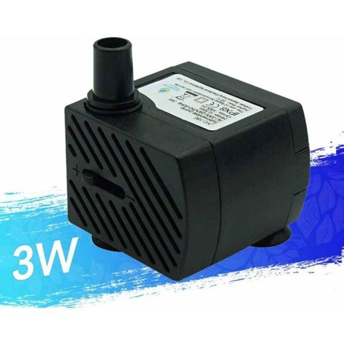 Pompe à Eau Ultra-Silencieuse 48GPH [180L / H] 3W - Pour Aquarium Bassin à Poissons Jardin Fontaine etc.-