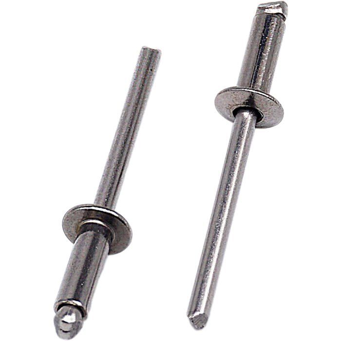 Lot De 100 Rivets Moyens En Acier (type T4) - Neuf Pour Bricolage, Sellerie