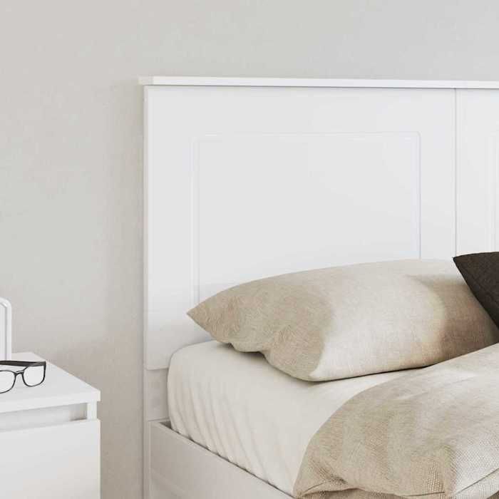 PROMOTION Tête de lit - Meuble de chambre - Panneau pour lit - avec tête de lit Blanc 140 cm Bois dingénierie 164760