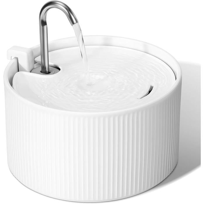 Meilleurs prix pour Fontaine Pour Chat En Céramique : 22 L Fontaine À Eau Pour Chat En Céramique Distributeur DEau Silencieux Pour Animaux De[YF110]