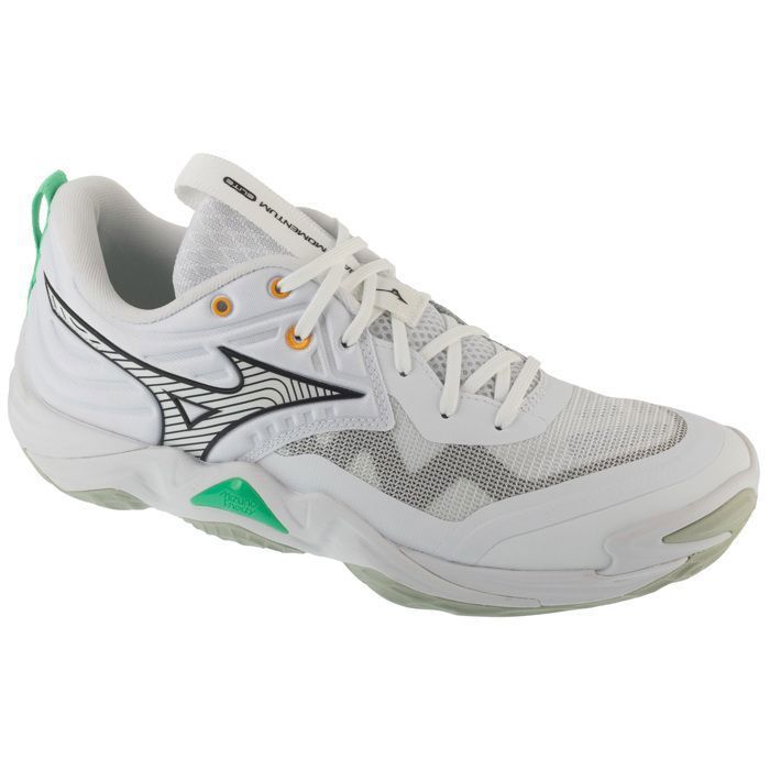 Mizuno chaussures de volleyball Homme - Blanc - Mizuno Wave Momentum Elite