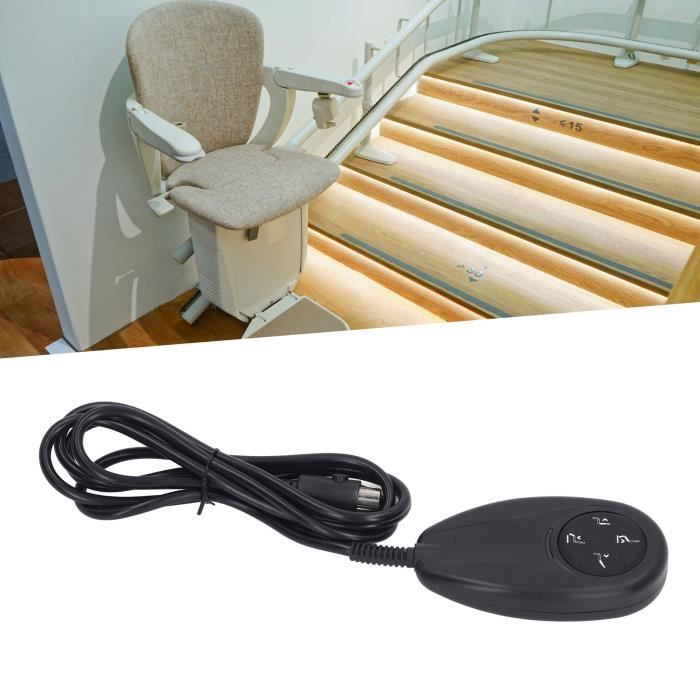Télécommande Universelle 4 Boutons 5 Broches Pour Fauteuil Élévateur Inclinable - Compatible Okin Dewert Limoss Kaidi