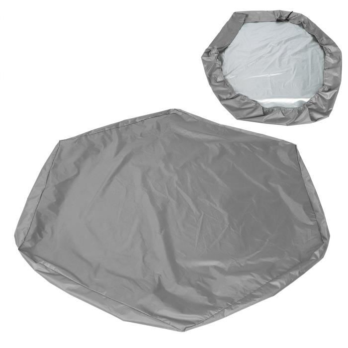 Couverture de bac à sable hexagonale imperméable YOSOO - Blanc - Pour