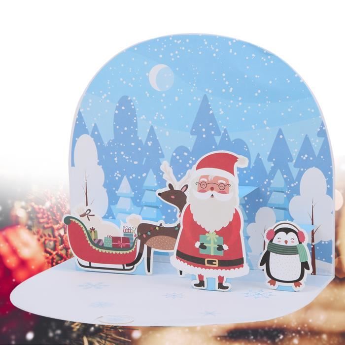 3d Dessin Anime Cadeau Vacances De Noel Creatif Papercraft Couleur Impression Pliant Carte Voeux Pere Noel Achat Vente Livre Parution Pas Cher Cdiscount