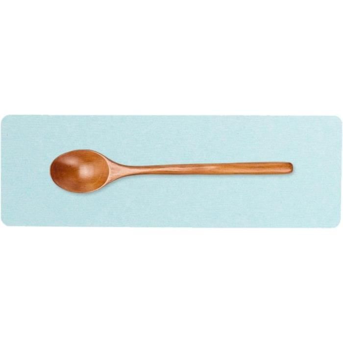 Dessous De Verre Diatomite DAZZLEEX - Absorbant Eau 16x8cm - Évier Cuisine SDB