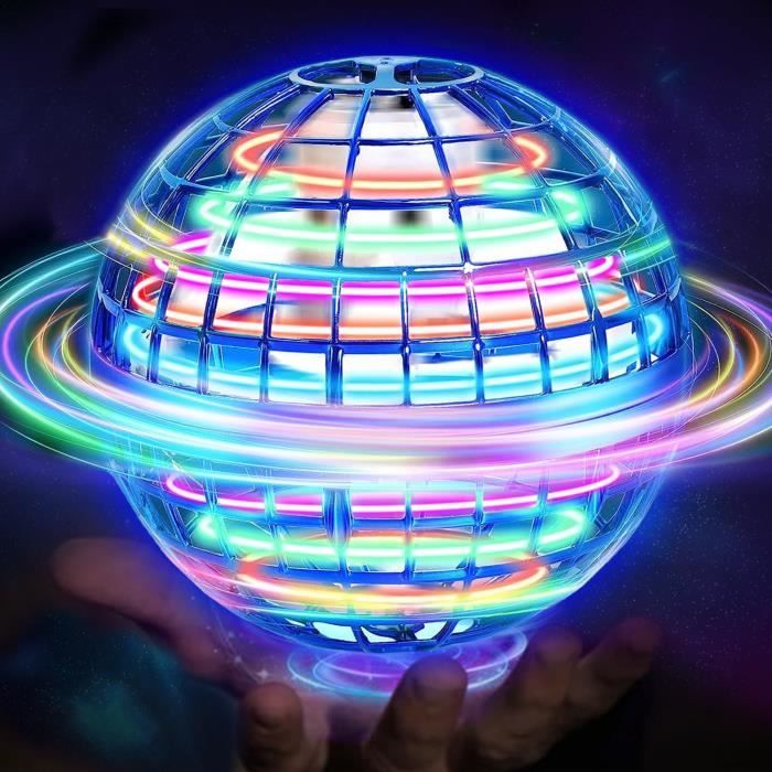 Boule Volante Lumineuse, Magique Balle Volante Flying Boomerang Ball  Spinner, Ballon Volant Lumineux Drone Hoverball - Cdiscount Sport