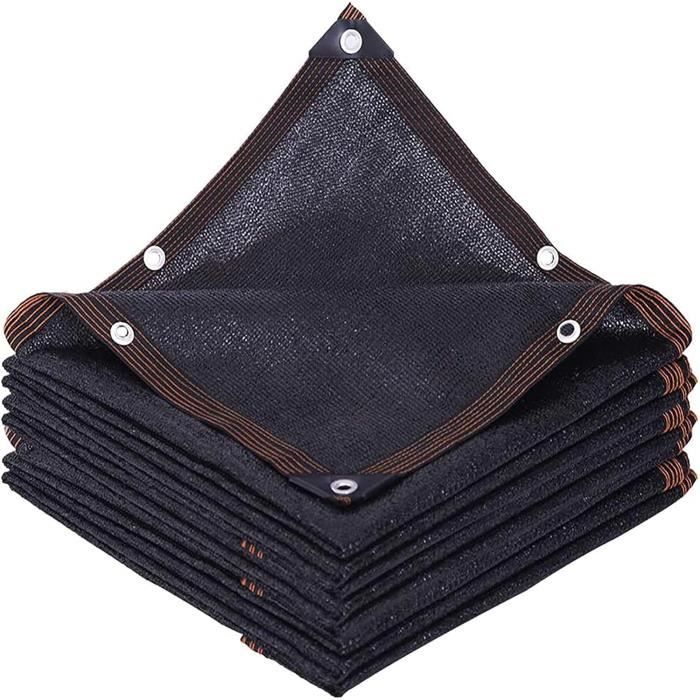 Voile D'ombrage Jardin 55% – Filet Anti-UV Avec œillets Pour Terrasse, Balcon Ou Potager