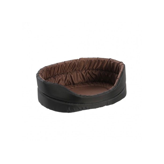 MON AMI LUKI - PANIER - ANTIDERAPANT - NOIR ET MARRON - CHIEN - 45x32x15CM