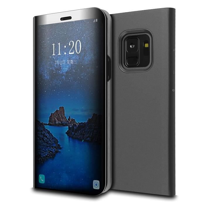 coque samsung s9 etui clear view