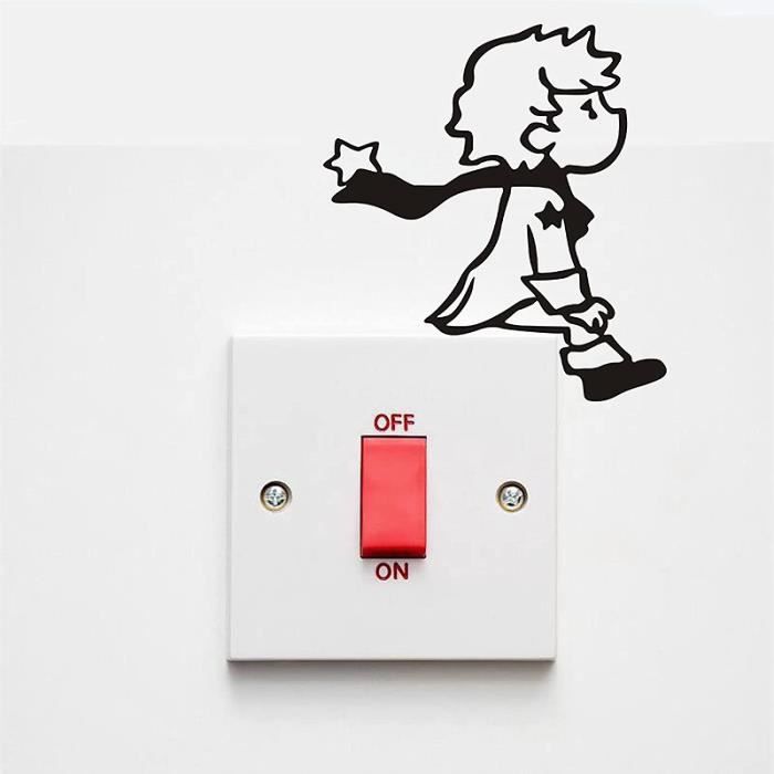Autocollant Vinyle 'Dark Light Side' | Noir | UK Made | Pour Interrupteur, Mur | Décor Star Wars