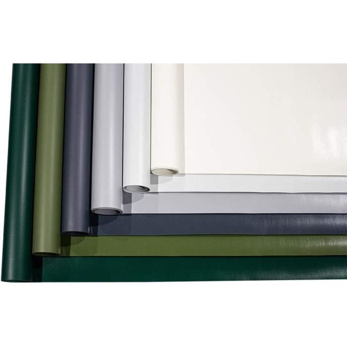 1,5 m de Large) bâche de Camion/bâche PVC 620 g/m² - Vendue au mètre sans œillets, bâche en Tissu, bâche en Bois, Brise-Vue, bâche de clôture de Camping (Marron RAL8017