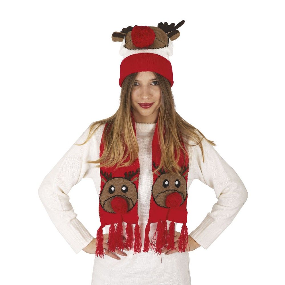 Be discouraged Dead in the world Deduct SET BONNET ÉCHARPE RENNE RUDOLPHE NEZ ROUGE ADULTE Rouge, Bordeaux -  Cdiscount Jeux - Jouets
