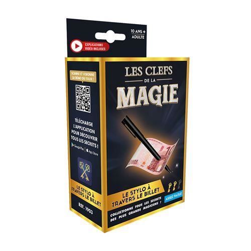 Tour de magie - Les Clefs de la Magie - Stylo à travers billet - Adulte -  10 ans - 20 min - Cdiscount Jeux - Jouets