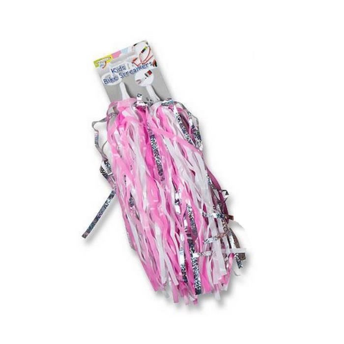 PATIKIL Guirlandes Pompons Vélo Trottinette - Rubans Colorés Fille, Décoration Guidon Rose, Enfant Fête