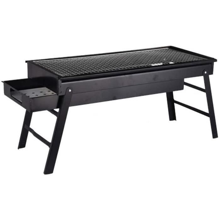 Barbecues de table ZJSK Barbecue au Charbon de Bois Portable Pliant
