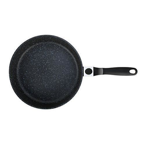 GSW Germany Titanium Granite Non Stick Deep Fry Pan Induction Frying Wok With Helper Handle Cooking