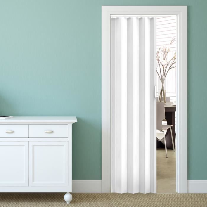Porte Pliante Accordeon En Blanc Avec Fermeture Magnetique En Plastique De Haute Qualite Achat Vente Access Meuble A Case Soldes Cdiscount