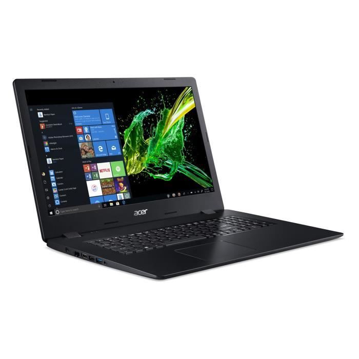 Top achat PC Portable ACER Portable A317-52-52HP NOIR Intel Core i5-1035G1 8 Go 512GoSSD Intel UHD Graphics Intel Core i5 - 17.3' pas cher