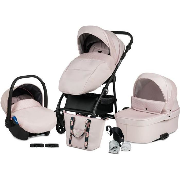 Poussette Combinée Trio 3 en 1 SmartLine – Rose pâle - Landau, poussette  promenade, siège auto Groupe 0+ - Avec ses accessoires - Cdiscount  Puériculture & Eveil bébé